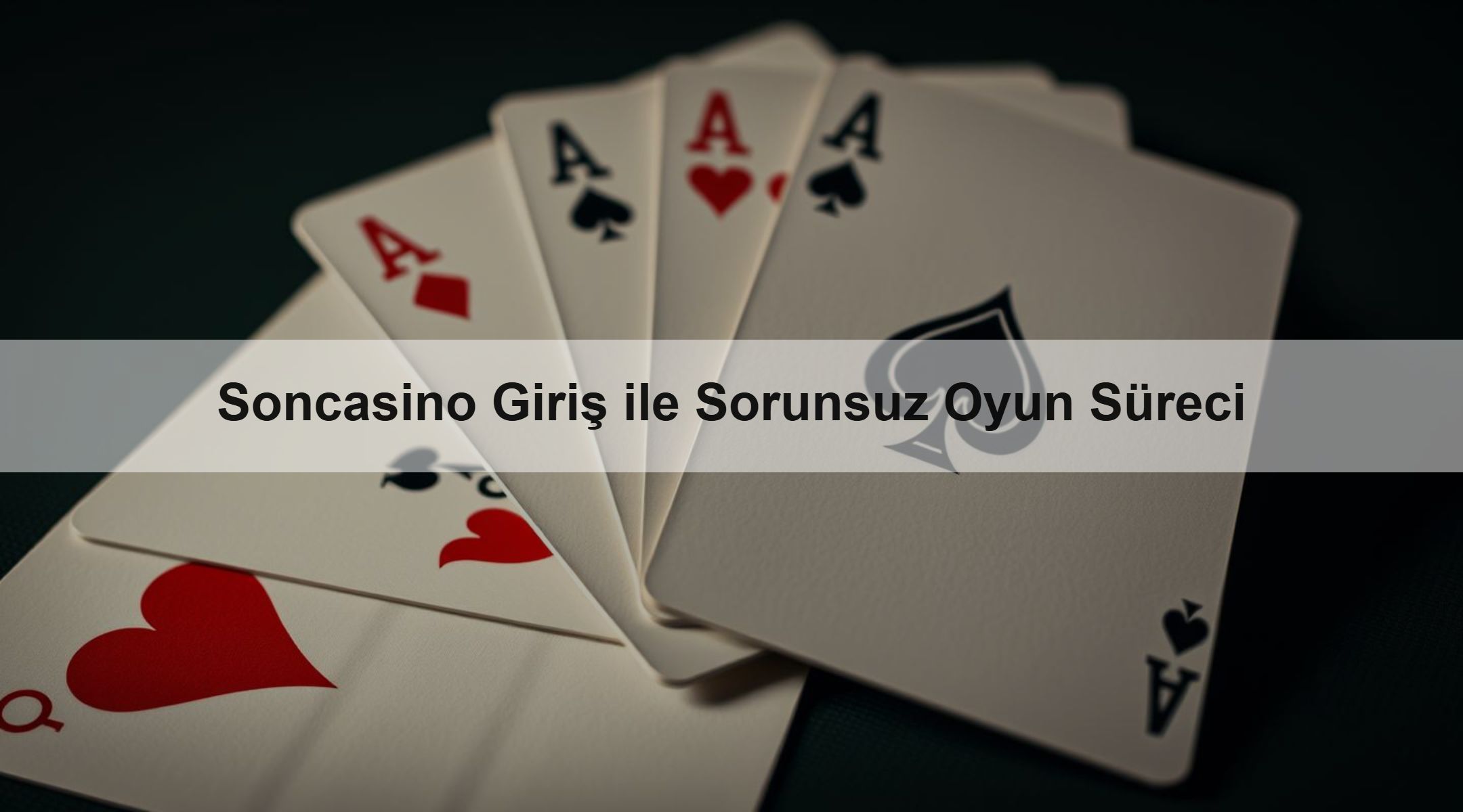 Soncasino Giriş ile Sorunsuz Oyun Süreci